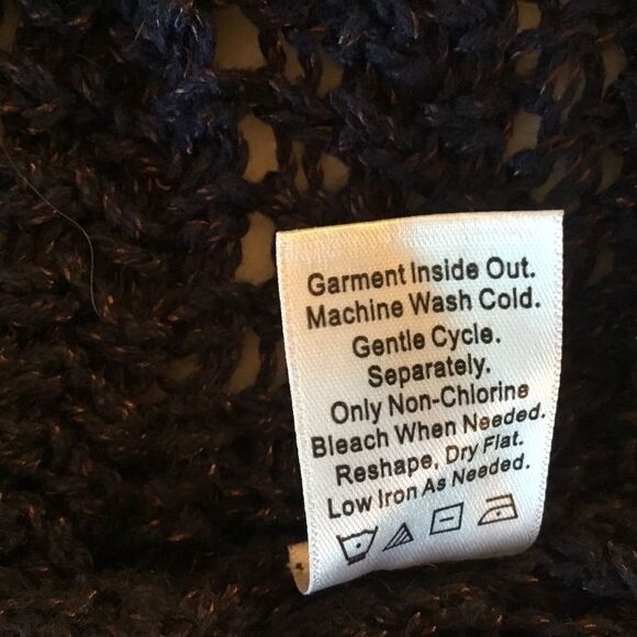 NWOT. Coldwater Creek Women’s 14/L Black Vest - Picture 8 of 9